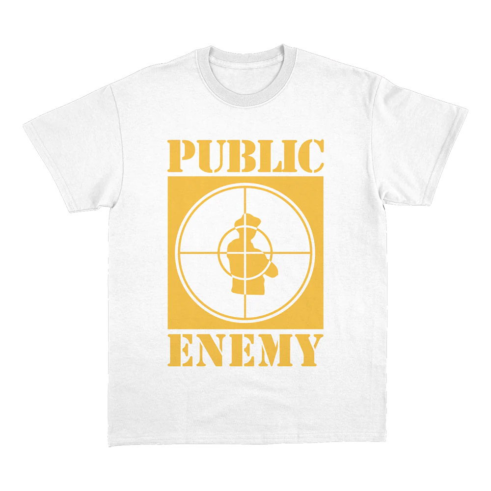 Public Enemy - SNIPER LOGO CLASSIC WHITE T-SHIRT